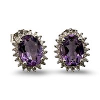Orecchini Soranzo Bijoux Donna Argento 925 in Argento Ametista TV10483169